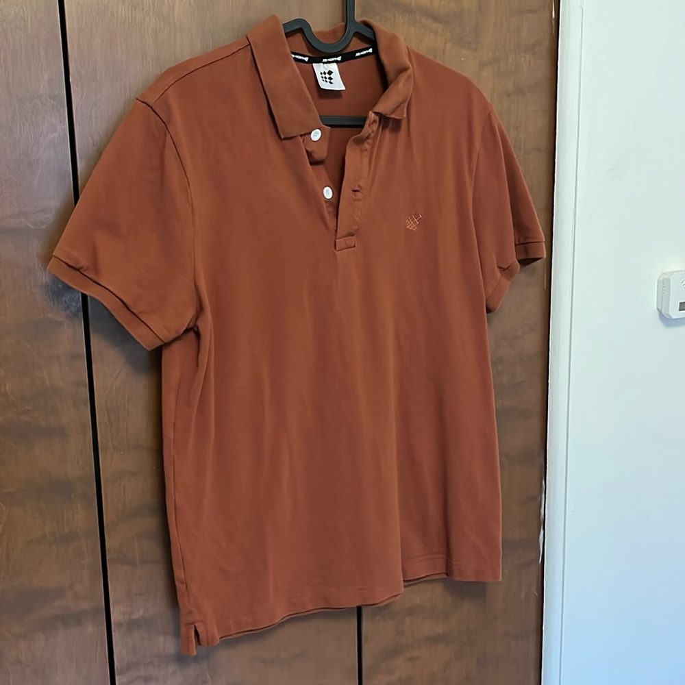 Jed North Men’s Polo Shirt - Brown, Size Small